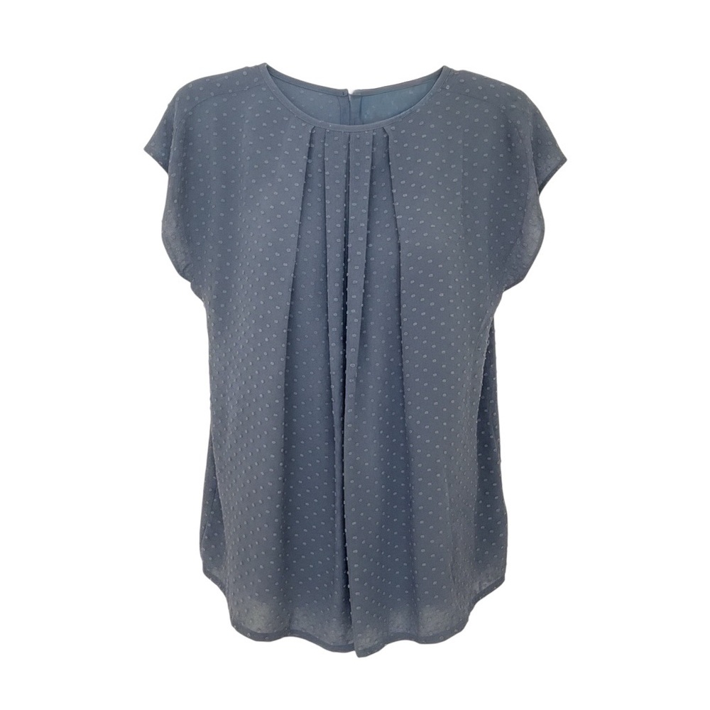 Balenciaga Gray Textured Blouse